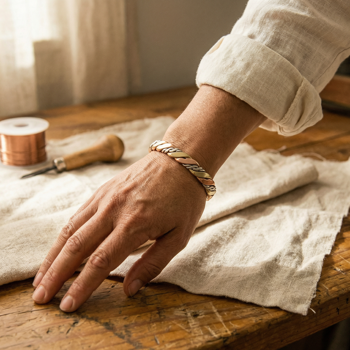 Patricia's Stone Copper Bracelet