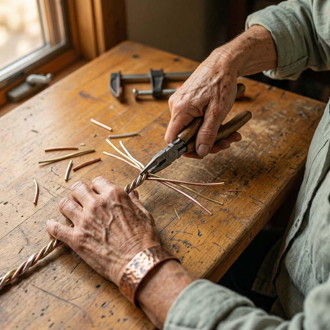 Patricia's Stone Copper Bracelet