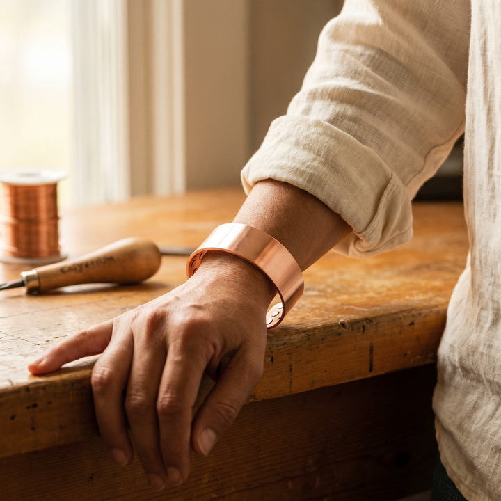 Patricia's Anvil Copper Bracelet