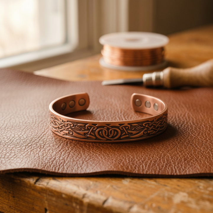 Patricia's Moss Copper Bracelet