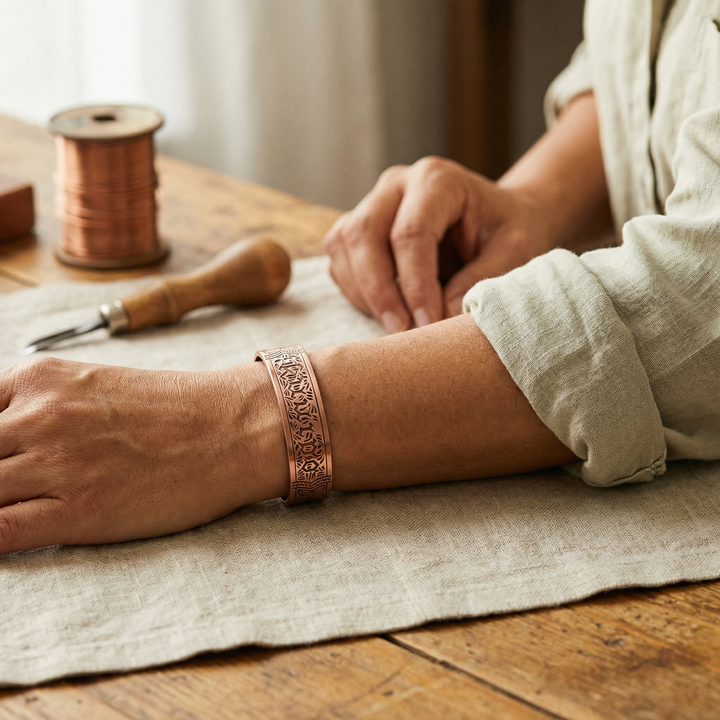 Patricia's Drift Copper Bracelet