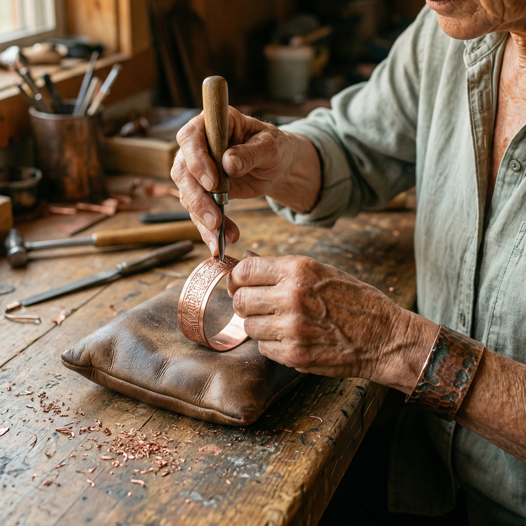 Patricia's Drift Copper Bracelet
