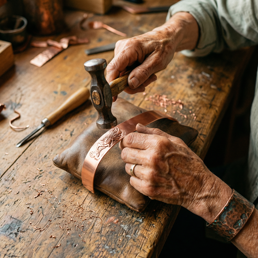 Patricia's Loam Copper Bracelet