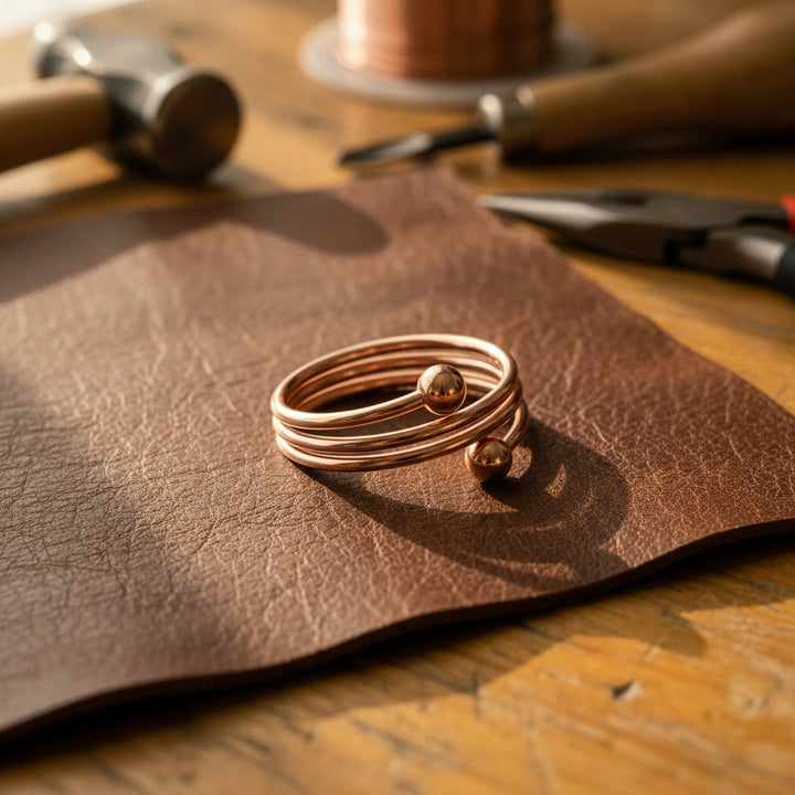 Patricia's Silt Copper Ring