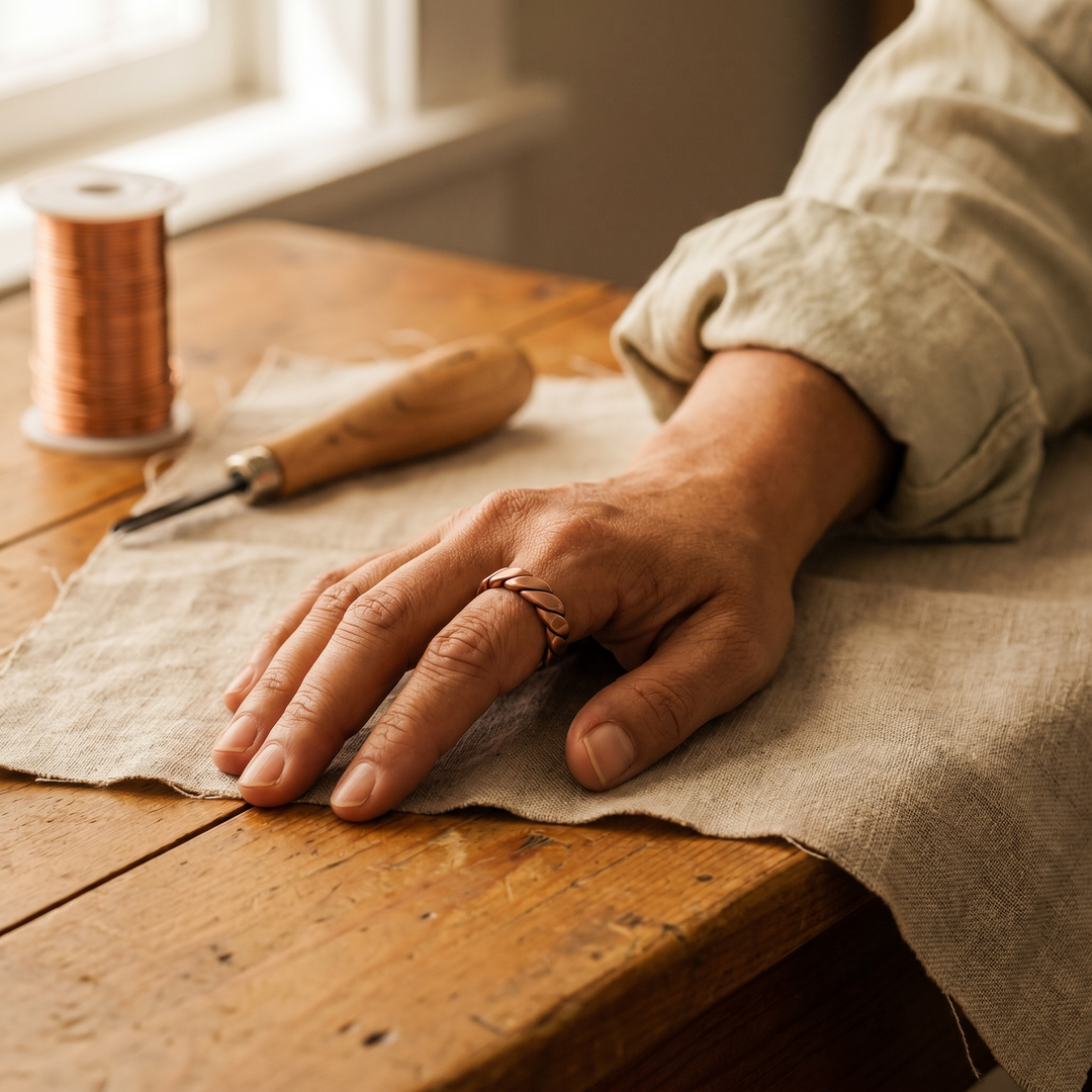 Patricia's Knap Copper Ring
