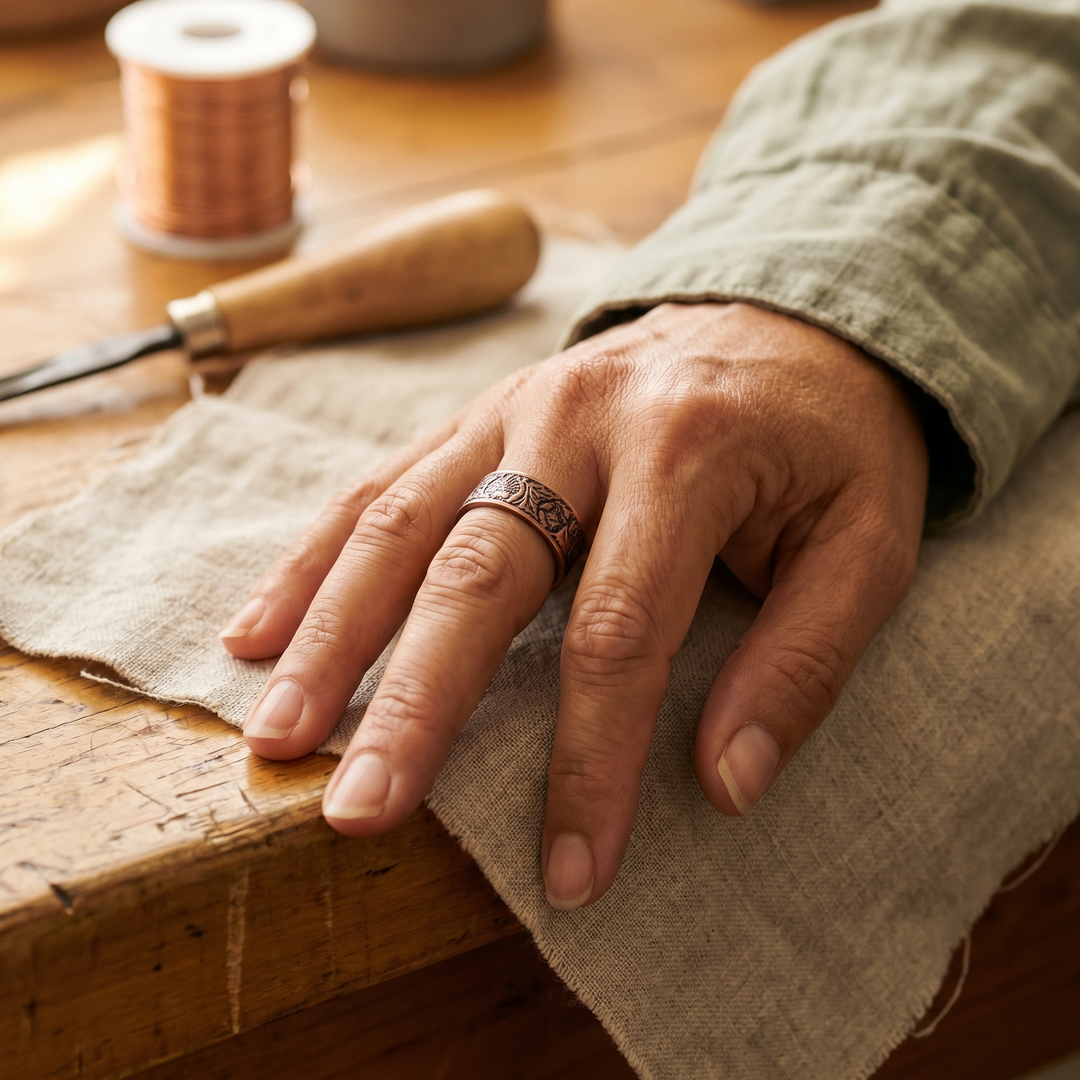 Patricia's Bole Copper Ring