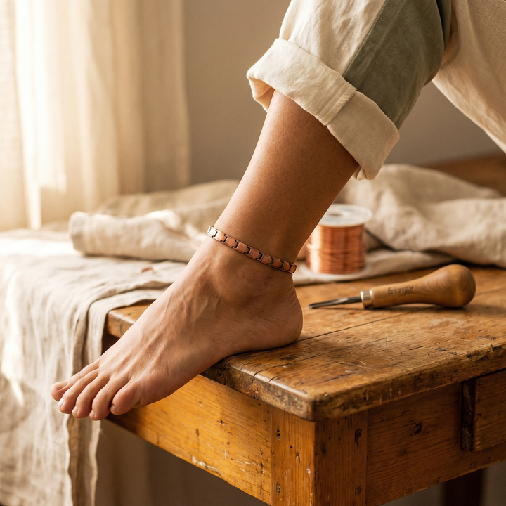 Patricia's Shore Copper Anklet