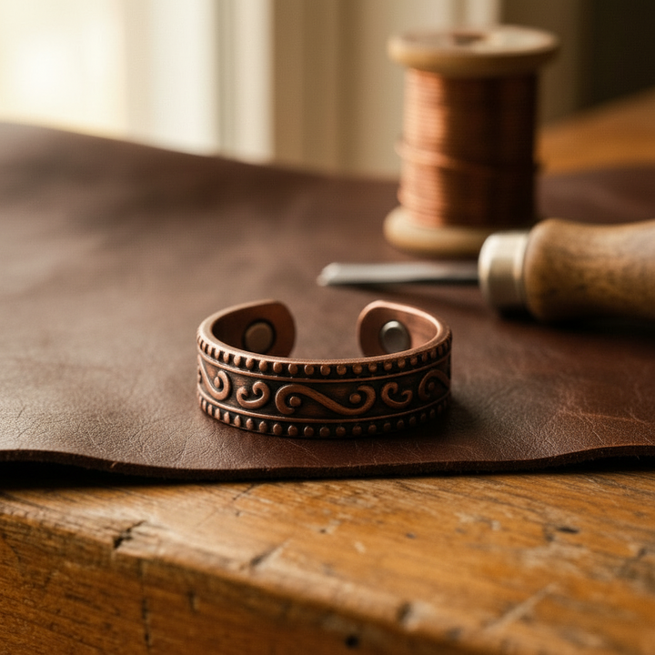 Patricia's Fern Copper Ring