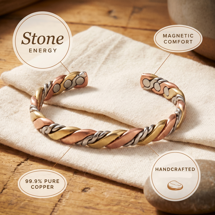 Patricia's Stone Copper Bracelet