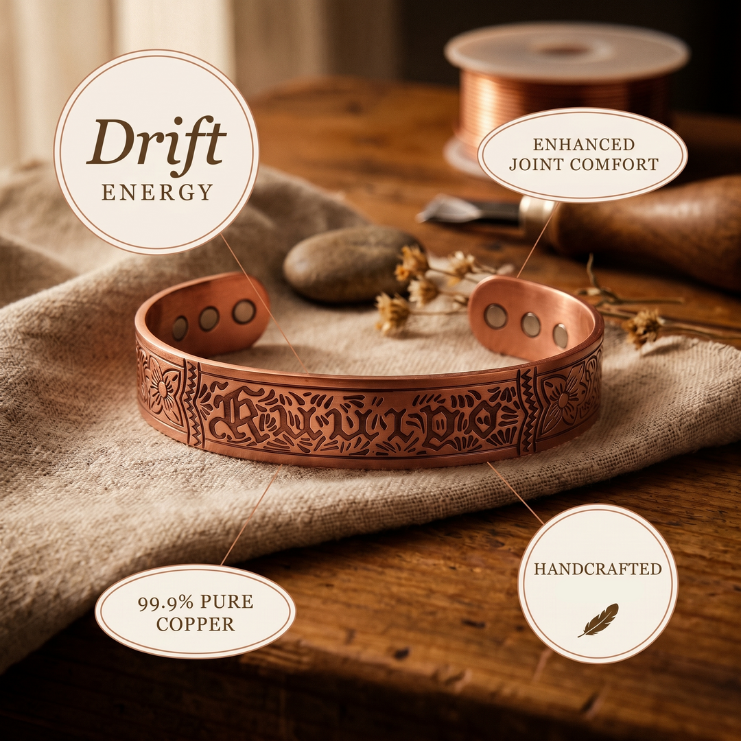 Patricia's Drift Copper Bracelet