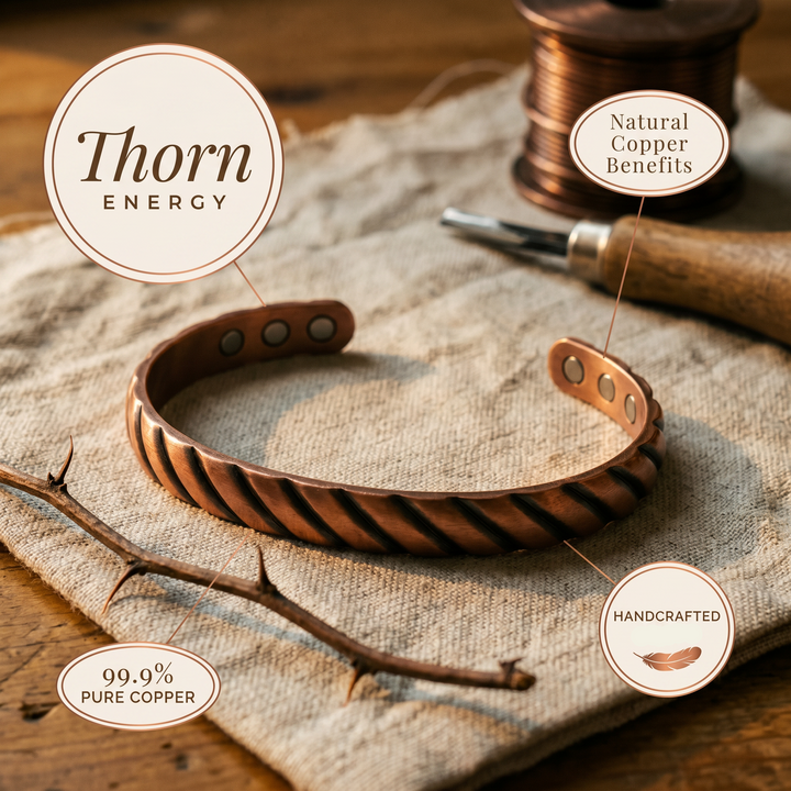 Patricia's Thorn Copper Bracelet