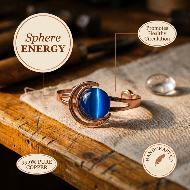Patricia's Sphere Copper Bracelet