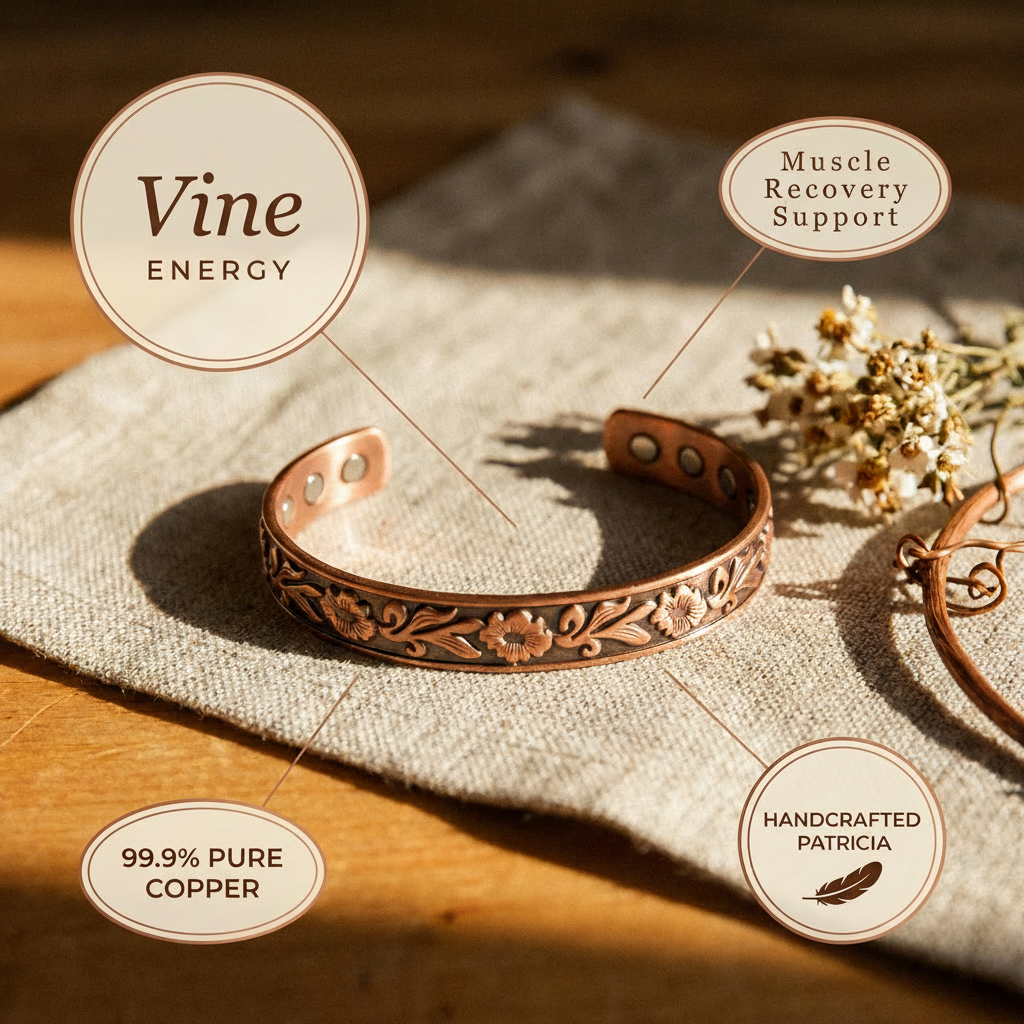Patricia's Vine Copper Bracelet