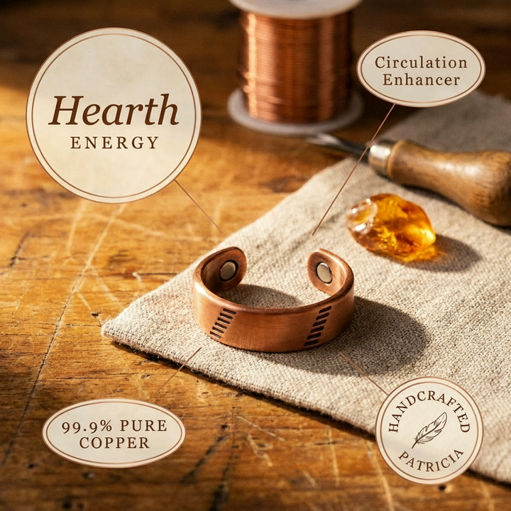 Patricia's Hearth Copper Ring