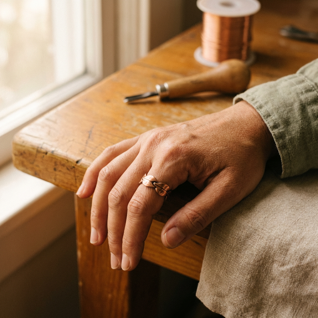 Patricia's Bind Copper Ring