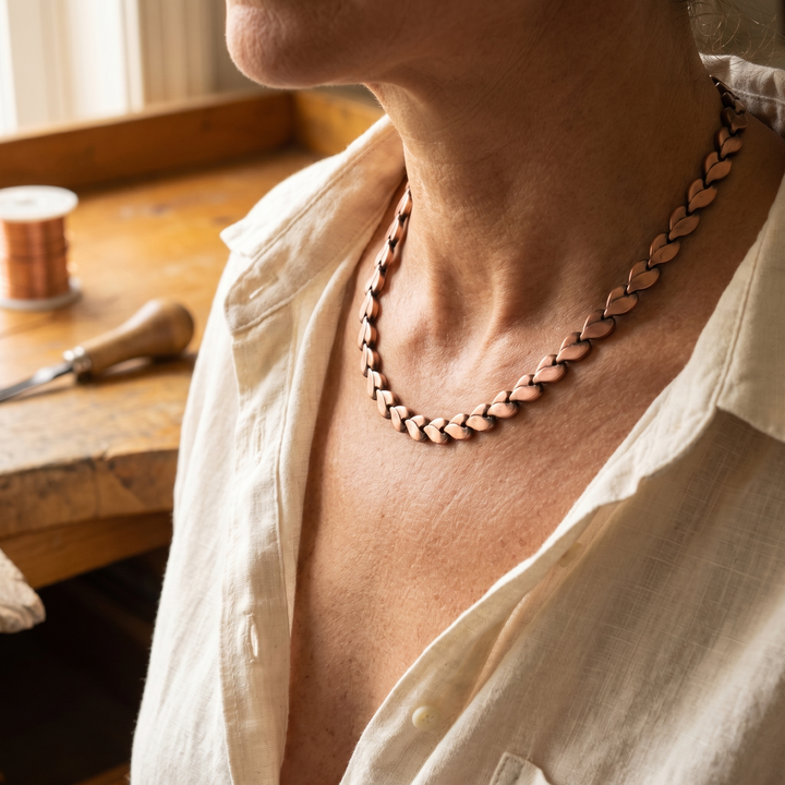 Patricia's Briar Copper Necklace