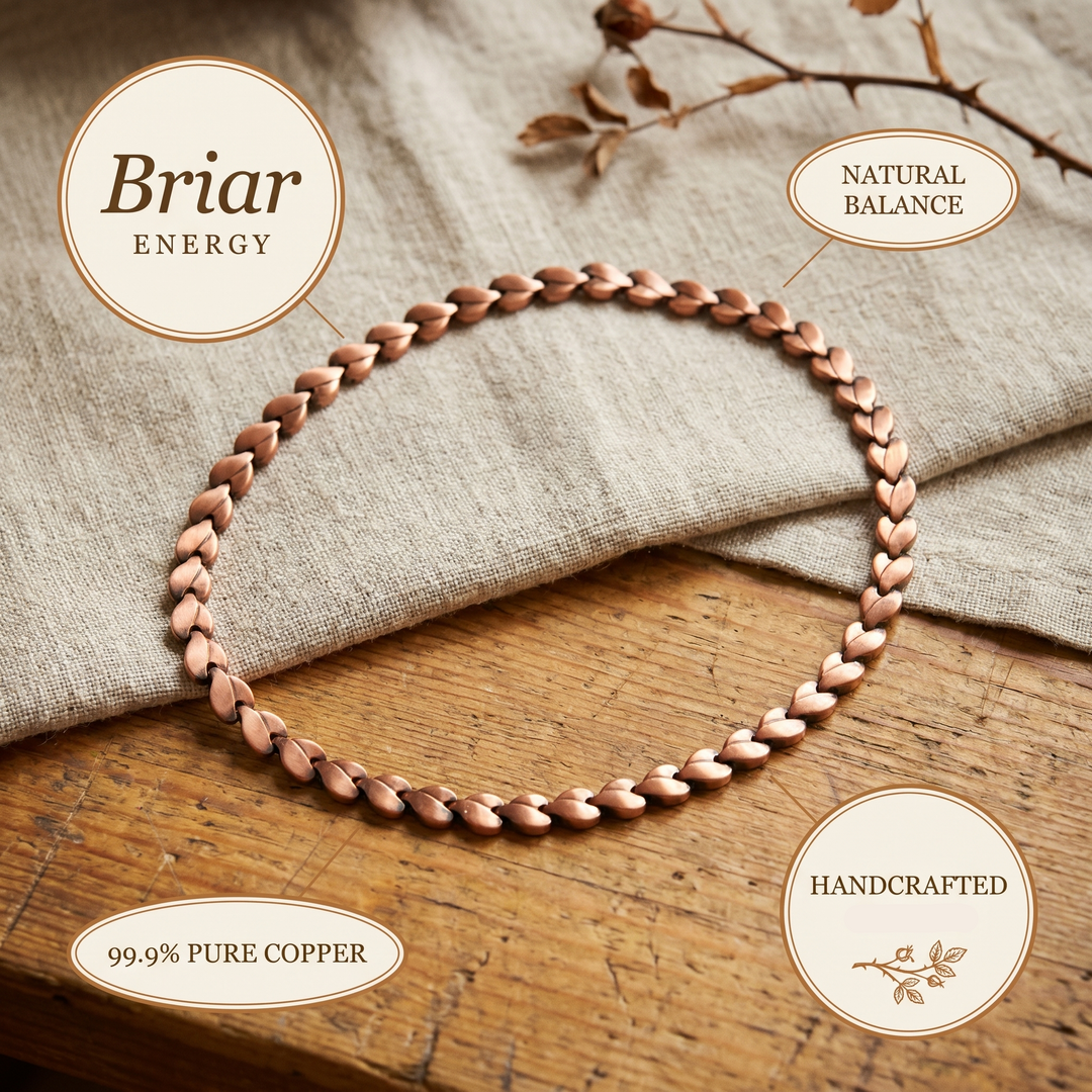 Patricia's Briar Copper Necklace