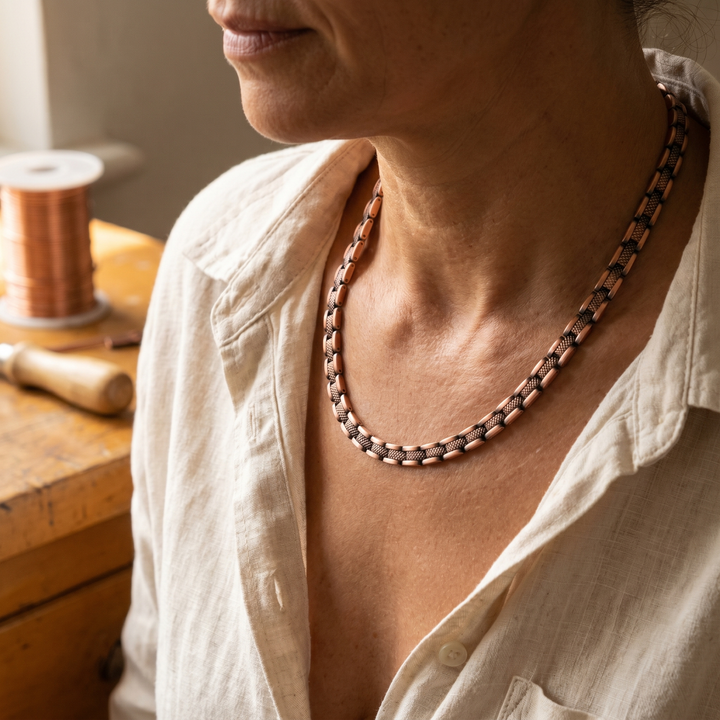 Patricia's Haze Copper Necklace