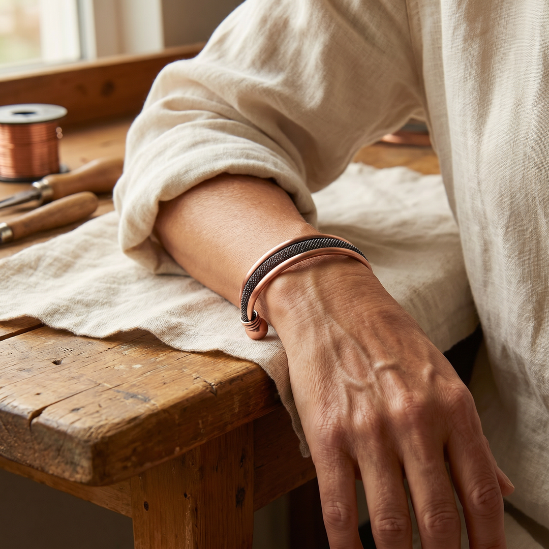 Patricia's Cairn Copper Bracelet
