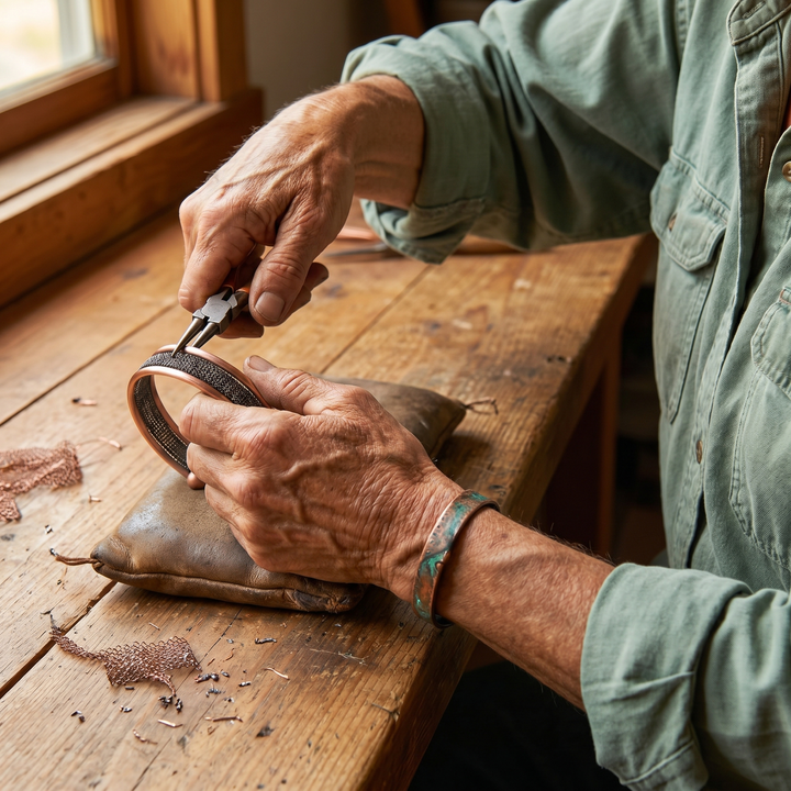 Patricia's Cairn Copper Bracelet
