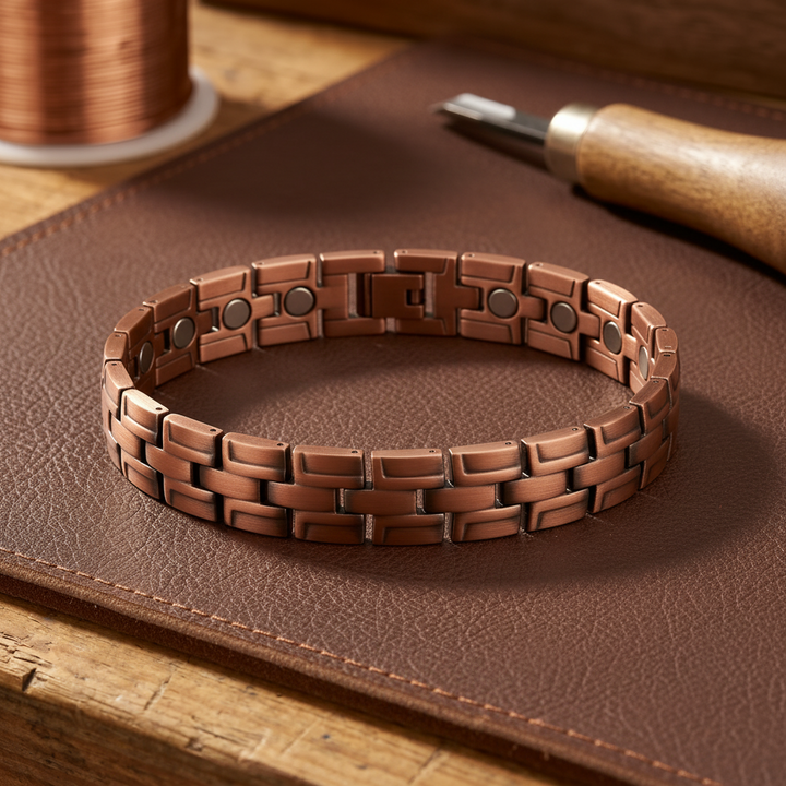 Patricia's Gorse Men's Copper Bracelet
