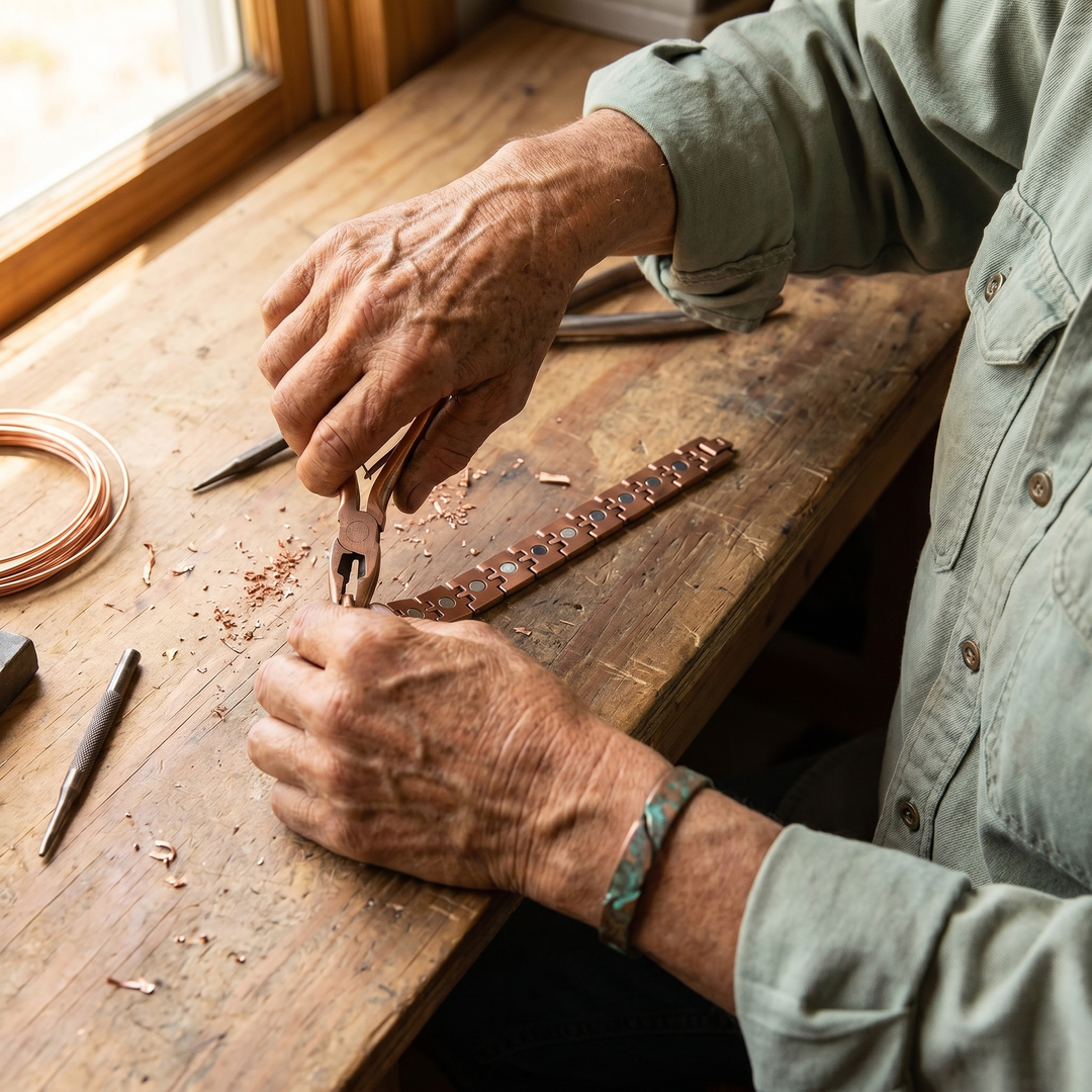 Patricia's Pike Men's Copper Bracelet