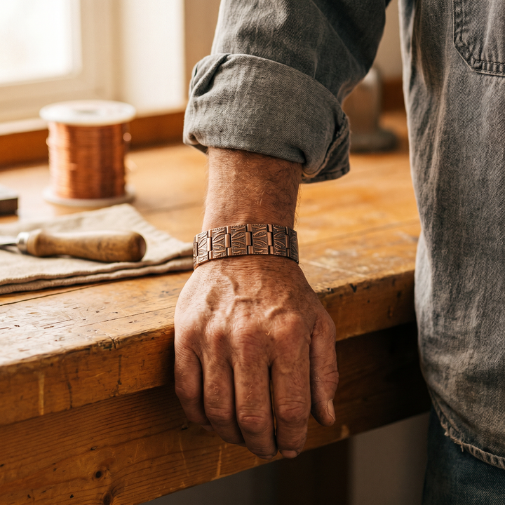 Patricia's Grit Men's Copper Bracelet