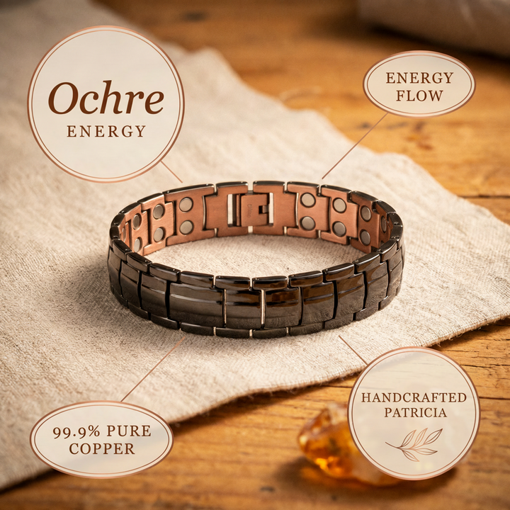 Patricia's Ochre Men's  Copper Bracelet
